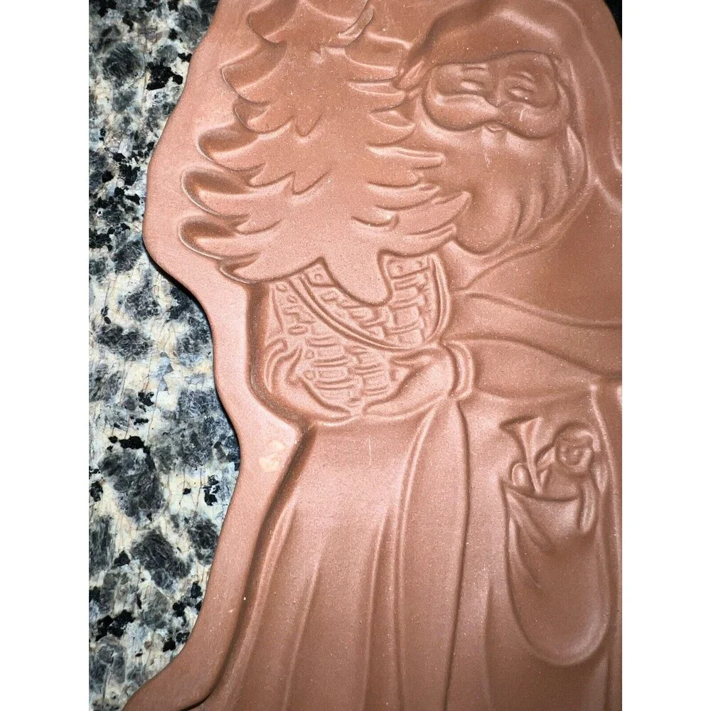 LONGABERGER COOKIE POTTERY MOLD CHRISTMAS 1991 KRISS KRINGLE VINTAGE